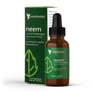 Aceite facial y capilar 100 % puro de Neem