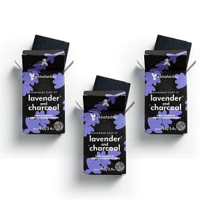 Pack de 3 jabones de Lavanda y Carbón Activado