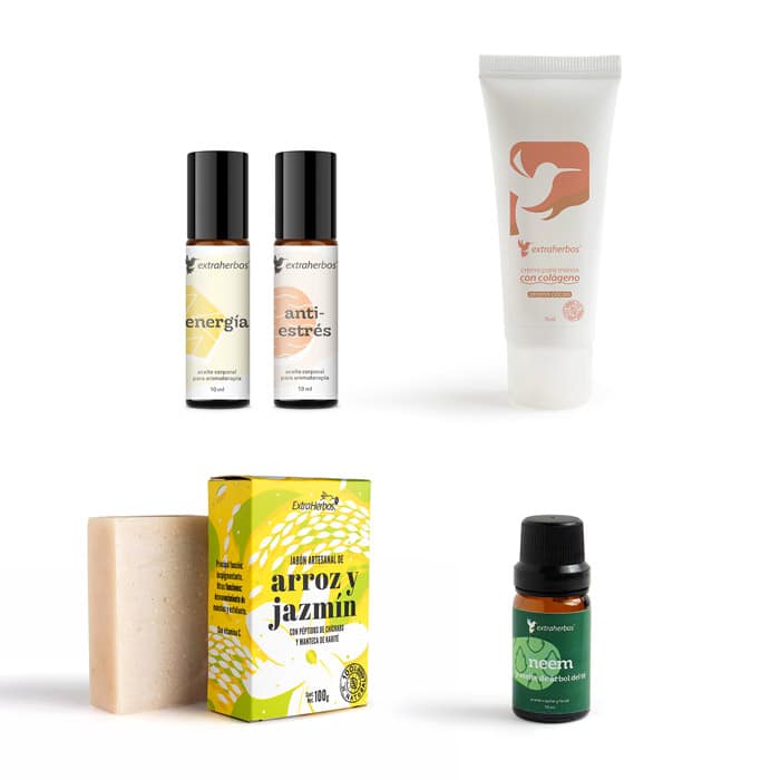 Kit Cuidado de la Piel y Aceites Para Aromaterapia